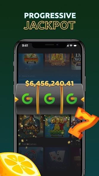 Progressiver Jackpot und ausgewählte Slots in der Geckoplay-App